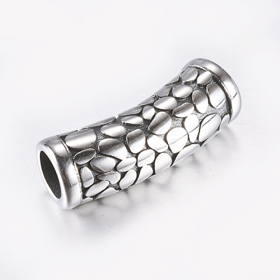 316 Surgical Stainless Steel Magnetic Clasps with Glue-in Ends STAS-F133-08AS-1