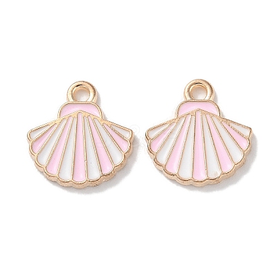 Alloy Enamel Pendants ENAM-O001-02C-G-1
