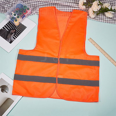 20Pcs Cloth Reflective Safety Vest AJEW-GO0005-12A-1