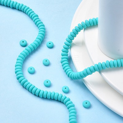 Handmade Polymer Clay Beads Strands X-CLAY-N008-008G-1