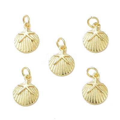 Rack Plating Brass Charms KK-F849-01G-1