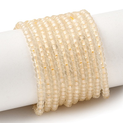 Heated Natural Lemon Quartz Beads Strands GG-CBA4808-A01-01-1
