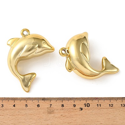 UV Plating Acrylic Big Pendants PACR-B005-03G-1