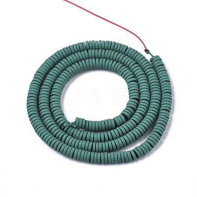 Spray Painted Non-magnetic Synthetic Hematite Beads Strands G-R468-03C-03-1