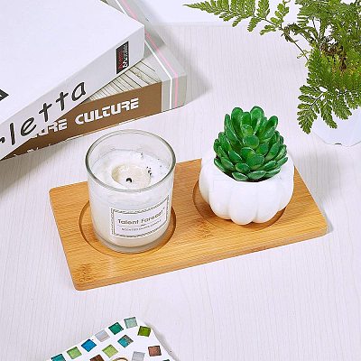Bamboo Tea Serving Tray AJEW-WH0113-71-1