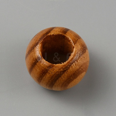 Painted Wood Beads WOOD-WH0124-29-1