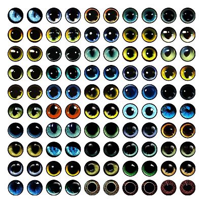 Craft Glass Doll Eyes DOLL-PW0001-067-A09-1