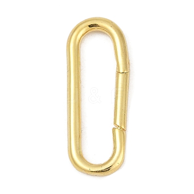 Brass Spring Gate Rings KK-S527-01G-A-1
