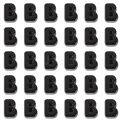 Acrylic European Beads OACR-TAC0013-14B-1