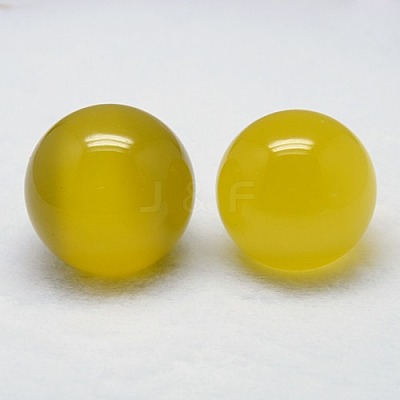 Cat Eye Sphere Ball Display Decoration DJEW-D031-40mm-12-1