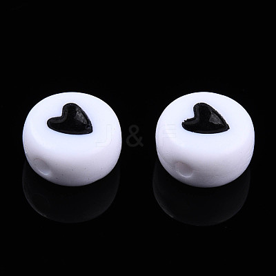 Opaque Acrylic Beads MACR-N008-57A-1