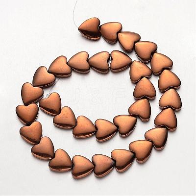 Electroplate Non-magnetic Synthetic Hematite Bead Strands G-F300-22E-08-1