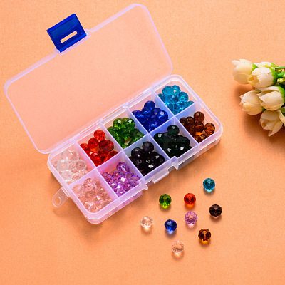 Transparent Glass Beads FPDL-S015-04B-01-B-1
