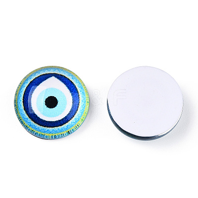 Flatback Glass Cabochons GGLA-N005-03-1