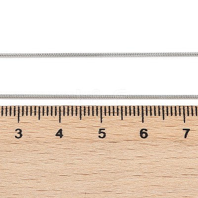 Tarnish Resistant 304 Stainless Steel Snake Chain Necklaces LS-NJEW-F196-14P-1