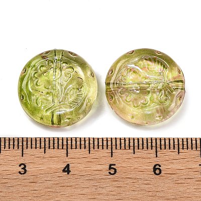 370Pcs Two Tone Transparent Acrylic Beads MACR-K359-27B-1