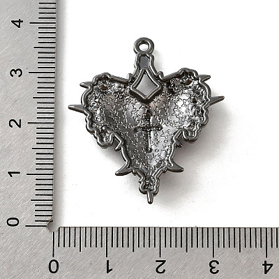 Alloy Enamel Gothic Style Pendants X-PALLOY-R157-06B-06A-1