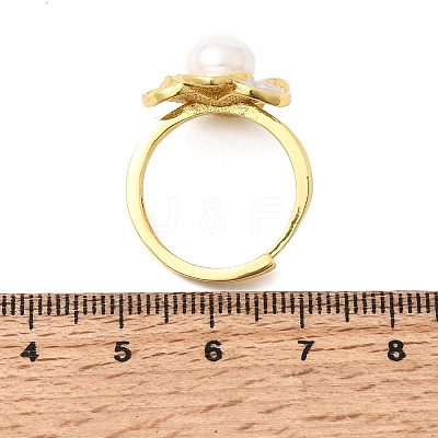Adjustable Brass Micro Pave Cubic Zirconia Enamel Finger Rings CU-CBABA66-01B-G-1
