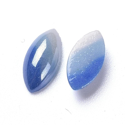 Opaque Glass Cabochons GGLA-S038-03I-5x10-1