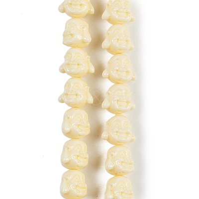 Synthetic Coral Carved Beads Strands CORA-C003-11A-1