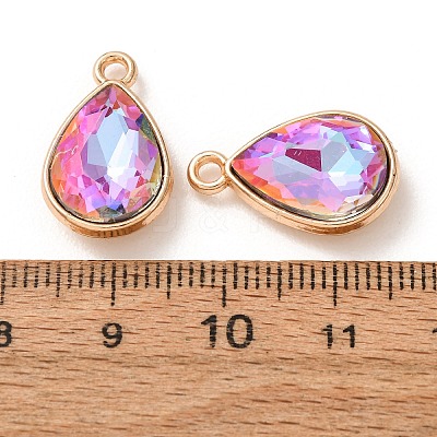 Electroplate Glass Pendants GL-CBA7A25-03I-1