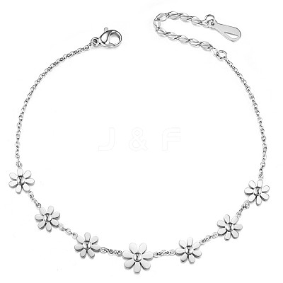 Fabulous Stainless Steel Anklets JA17B-1