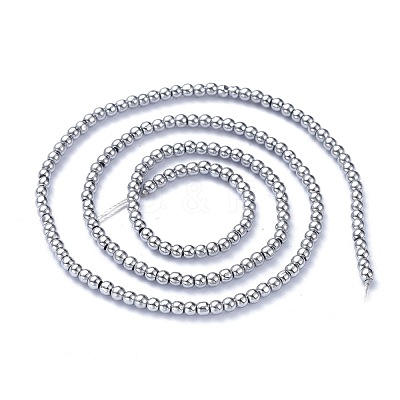 Electroplate Glass Beads Strands EGLA-K014-A-FP07-1