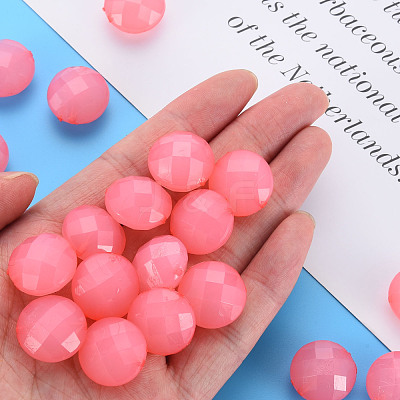 Imitation Jelly Acrylic Beads MACR-S373-94-E03-1