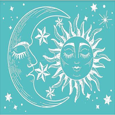 Self-Adhesive Silk Screen Printing Stencil DIY-WH0338-015-1