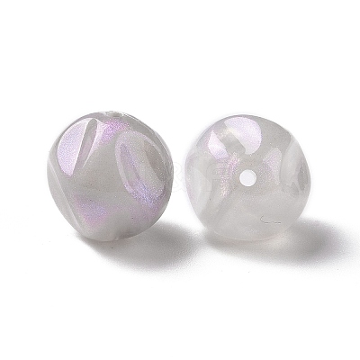 Opaque Acrylic Beads OACR-E014-16E-1
