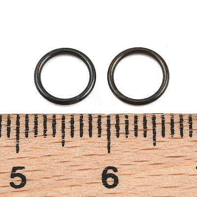 Ion Plating(IP) 304 Stainless Steel Closed Jump Rings STAS-G393-06B-19-1