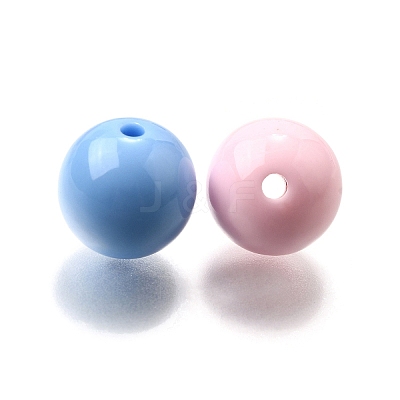 Opaque Acrylic Beads OACR-S071-01C-1