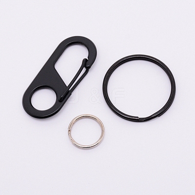 Stainless Steel and Zinc Alloy Rock Climbing Carabiners LS-KEYC-WH0019-01B-1