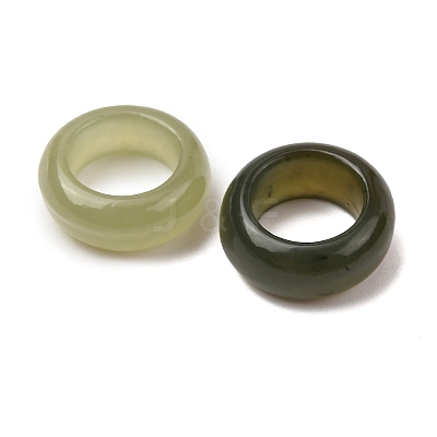Natural Nephrite Jade/Hetian Jade Linking Rings G-Z155-09B-1