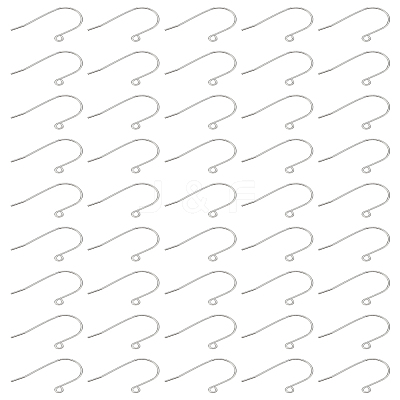 100Pcs 304 Stainless Steel Earring Hooks STAS-LP0001-57-1