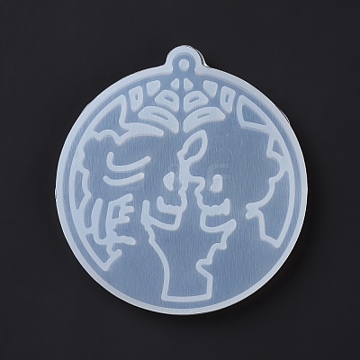 DIY Skull Theme Pendant Silicone Molds SIMO-H010-07B-1
