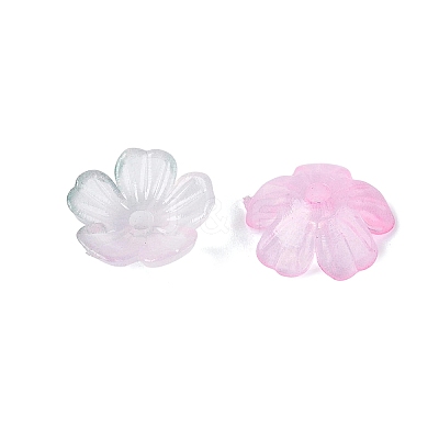 Transparent Plastic Bead Caps KY-Q005-02A-11-1