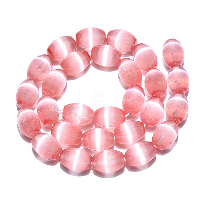 Dyed Natural Selenite Beads Strands G-T138-232H-1