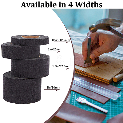 2M PVC Imitation Leather Ribbons SRIB-WH0011-126C-01-1