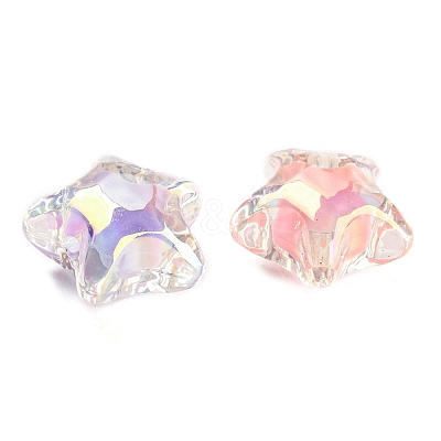 Transparent Acrylic Beads OACR-P023-09-1