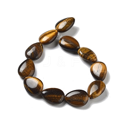 Natural Tiger Eye Beads Strands G-P528-L08-01-1