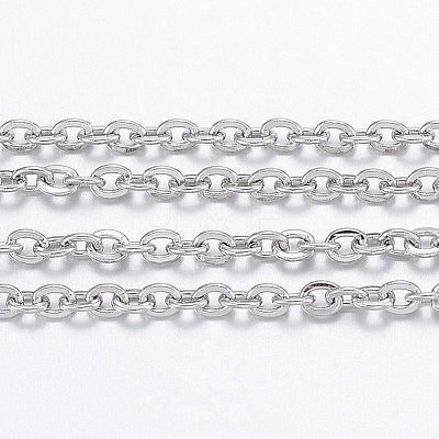 Tarnish Resistant 304 Stainless Steel Cable Chains CHS-H017-01P-10M-1