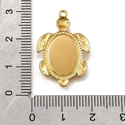 304 Stainless Steel Pendant Cabochon Settings X-STAS-C122-16A-G-1
