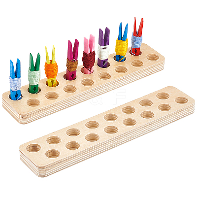 Wood Clip Floss Holder FIND-WH0290-74B-1