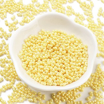 Opaque Colours Glass Seed Beads SEED-A033-06N-1