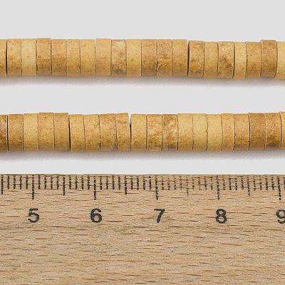 Matte Porcelain Heishi Wheel Beads Strands PR-CBA03B0-03B-1