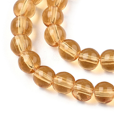 Transparent Glass Beads Strands GLAA-T032-T4mm-08-1
