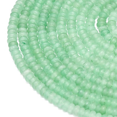 Natural Green Aventurine Beads Strands G-P575-A02-4x2mm-04-1