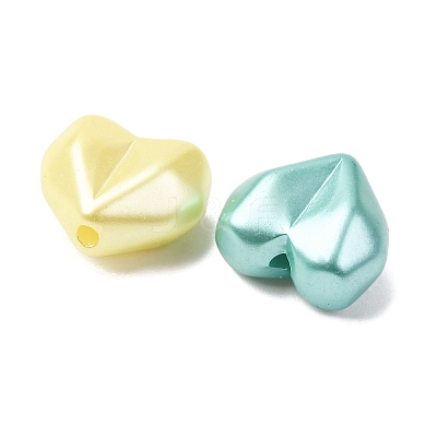 Opaque ABS Plastic Beads X-MACR-L015-03-1
