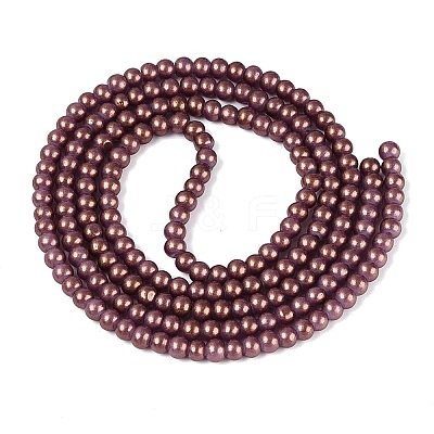 Baking Paint Glass Pearl Beads Strands DGLA-ZX001-05B-18-1